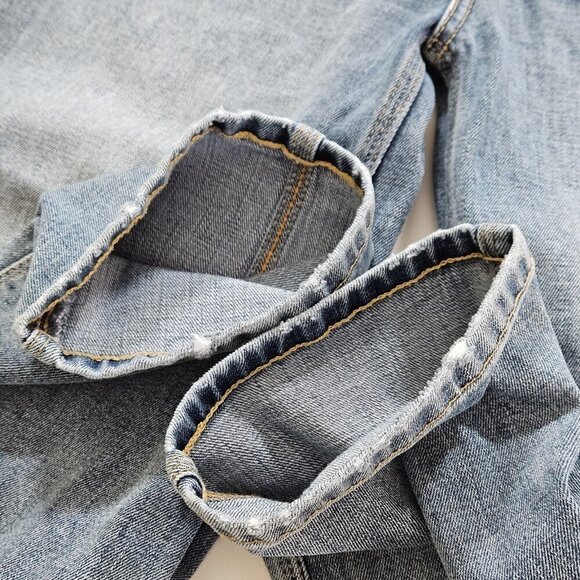 DU/ER Jean Women 29x27 (26) Blue Straigh Leg WFMR5017 Stretch Preppy Performance - Picture 11 of 16